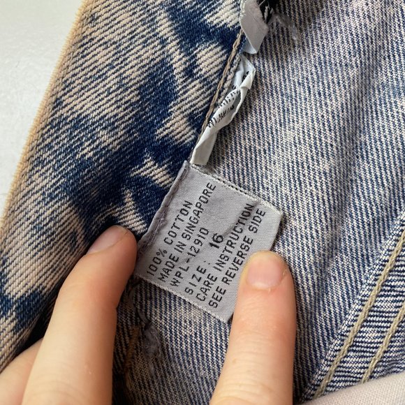 Vintage 90s Venezia Acid Wash High Waist Mom Jeans - Picture 7 of 9